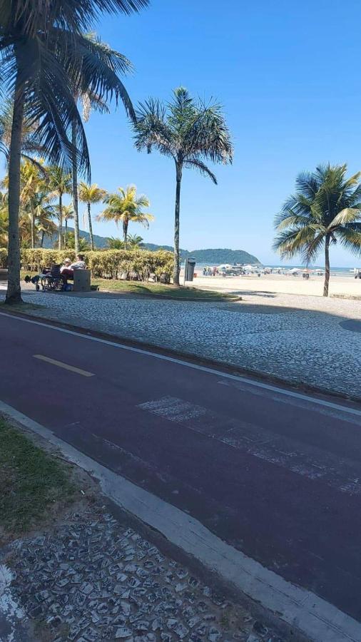 Frente Mar Praia Grande Na Tupi Bagian luar foto